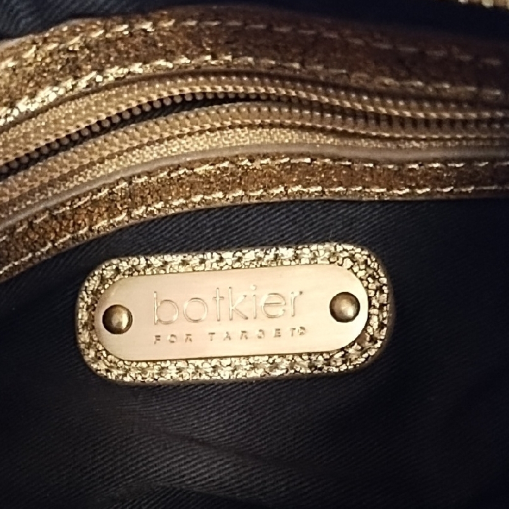 Botkier by Target Gold & Black Metallic Wristlet NWOT - Picture 5 of 12